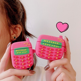 เคสหูฟัง กันกระแทก ลายหัวใจ สําหรับ Airpods 1 2 3 Pro