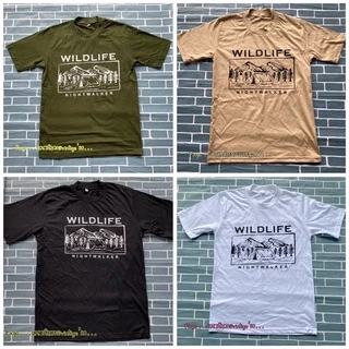 เสื้อยืดวินเทจคอกลมฟิต/วิว