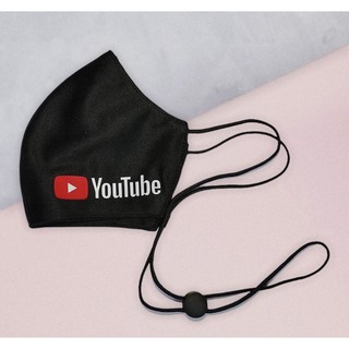 หน้ากากผ้าลาย youtube