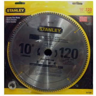 Stanley ใบเลื่อยวงเดือน ขนาด 10" 120ฟัน#1890