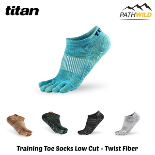 ถุงเท้าแยกนิ้ว TITAN TRAINING TOE SOCK LOW CUT -TWIST FIBER ลดการเสียดสี มีตัวป้องกันการลื่นที่ฝ่าเท้า