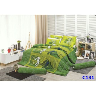 **ลิขสิทธิ์แท้** Satin ผ้าปู+ผ้านวม ลายการ์ตูน Ben10 ซาติน Bed Set