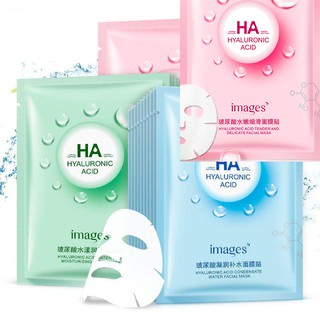 มาส์กหน้า 24 hamage hyaluronic acid เพิ่มความชุ่มชื้น 5 ชิ้น