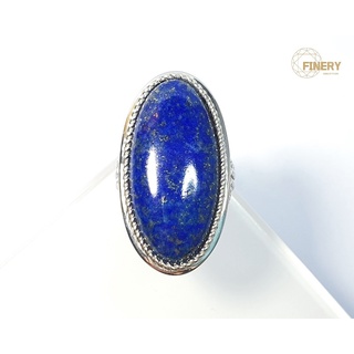 แหวนเงินแท้ 925 -พลอย lapis