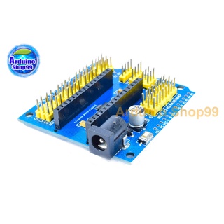 Nano IO Expansion Board / Shield บอร์ดขยาย Nano V3.0 ( Blue )