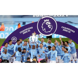 โปสเตอร์ แมนเชสเตอร์ซิตี้ Manchester City Mancity Champions 2020/21 แชมป์ poster โปสเตอร์ฟุตบอล ตกแต่งผนัง รูปแต่งห้อง