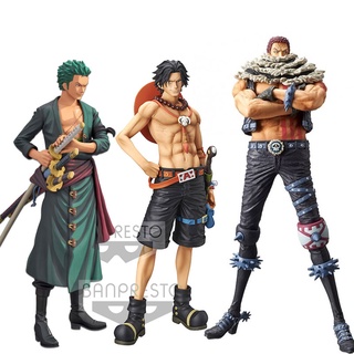 โมเดลฟิกเกอร์ One Piece Kata Kurika Standing Posture Ace Zoro ของเล่นสําหรับเด็ก