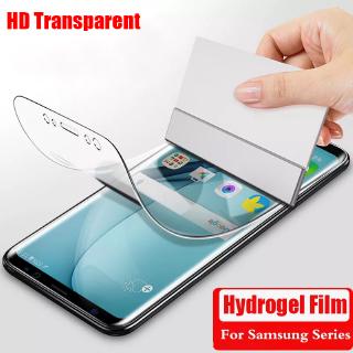 Full Cover Hydrogel Film Samsung Galaxy S21+ S20+ S20 FE S20 S21 Plus/Ultra F12 M62 M21 M12 A32 A42 A72 5G Screen Protector