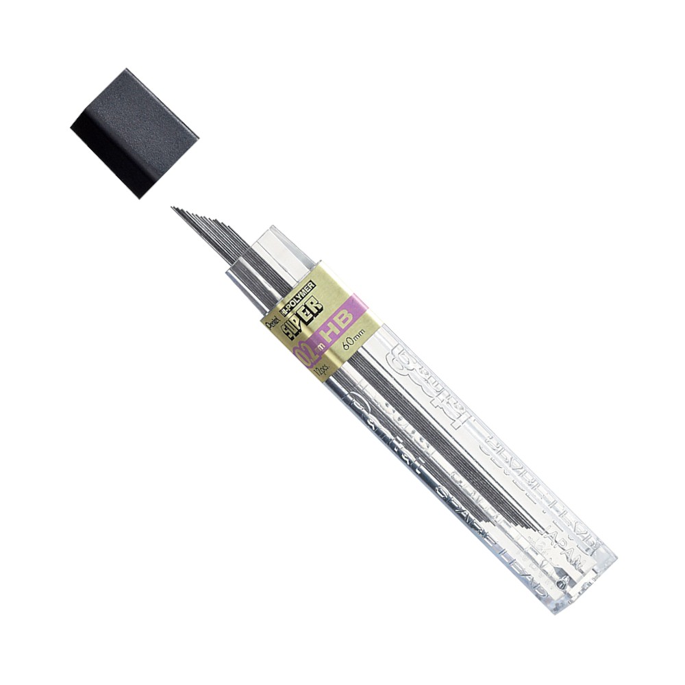 Pentel رصاص أقلام Hi-Polymer Super ‏0.2 مم HB — صورة 4