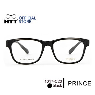 PR1017-C20 แบรนด์PRINCE กรอบแว่นตาสีดำ ดีไซน์จากประเทศเกาหลี สวมใส่สบาย กระชับรับหน้าคนเอเชียอย่างดี