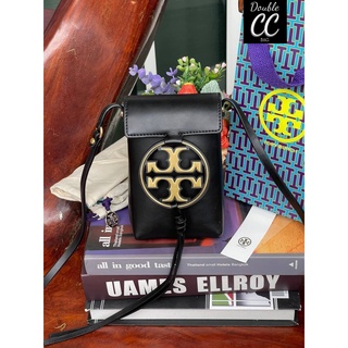 (แท้ 💯%‼ Factory) งานช็อป 💕TORY BURCH MILLER METAL PHONE CROSSBODY
