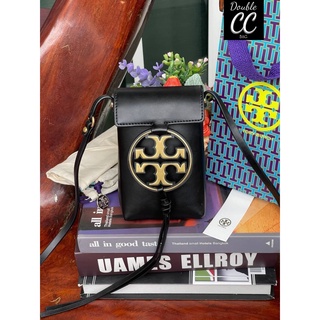 (แท้ 💯%‼ Factory) งานช็อป 💕TORY BURCH MILLER METAL PHONE CROSSBODY