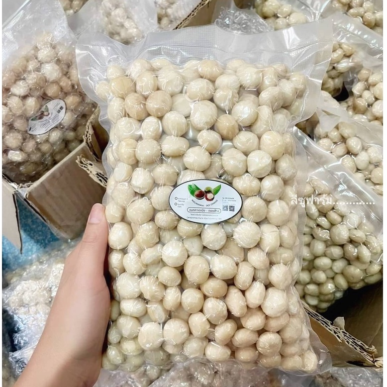 💥อบใหม่ 💥แมคคาเดเมีย เม็ดเต็ม Macadamia