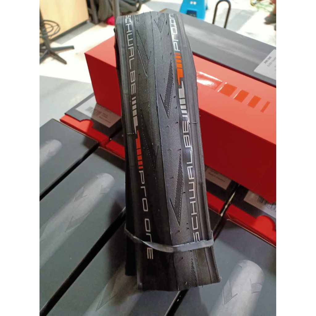 SCHWALBE PRO ONE TIRE 700X23c 700x25c 700x28c EVO V-GUARD Compound ADDIX RACE (แบบท่อ)
