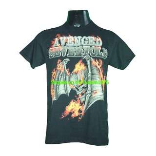 เสื้อยืดโอเวอร์ไซส์เสื้อวง Avenged Sevenfold เสื้อวงร็อค เมทัล สากล เสื้อวินเทจ อะเว็นจด์เซเวนโฟ์ A7X A7x1790S-3XL