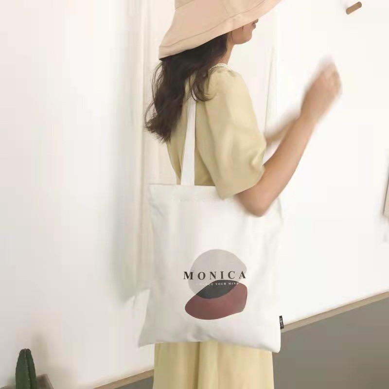 Hotwind​ (พร้อมส่ง) ​กระเป๋า​ผ้าแคนวาสแฟชั่นสไตล์​เกาหลี​สุดฮิต NO.AAA - รูปที่ 2