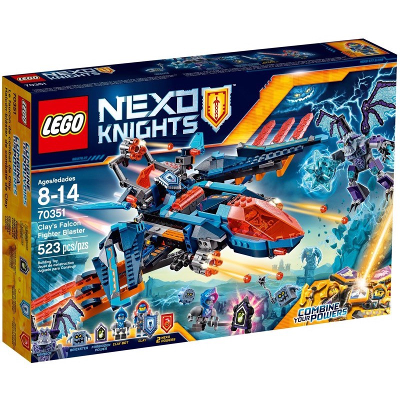 เลโก้ LEGO	70351	Nexo Knights 70351 Clay's Falcon Fighter Blaster