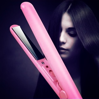 ที่หนีบผมตรงขนาดเล็ก Hair Straightener Splint  Power GirlS Air Bang Hair Curler Roll Straight Dual Purpose Electric