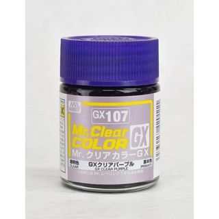 MR.CLEAR COLOR GX 18ml. MR.CLEAR COLOR GX-107 CLEAR PURPLE