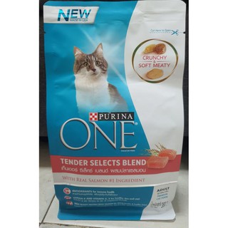 Purina One อาหารแมว เพียวริน่าวัน สูตรปลาแซลมอน  สำหรับแมวโต 380 กรัม