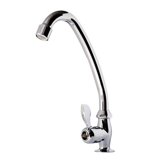 ก๊อกซิงค์เดี่ยวเคาน์เตอร์ HOEN H-6202 สีโครมKITCHEN FAUCET HOEN H-6202 CHROME