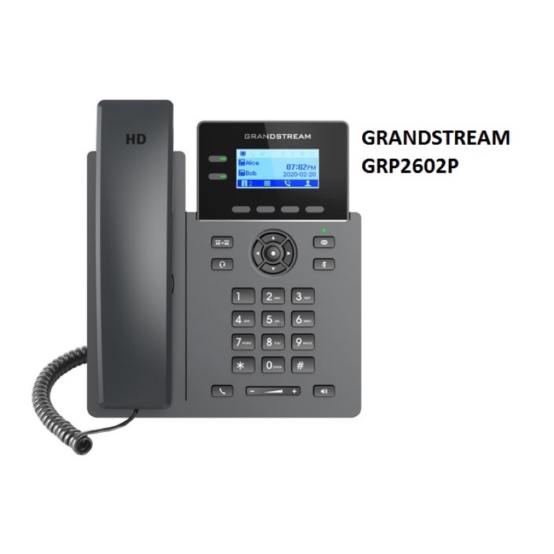 IP Phone GRP2602P Grandstream สอบถามวิธีติดตั้งและหากต้องการใบกับกับภาษีรบกวนทักแชทนะคะ