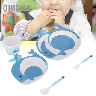 ❣️Sale❣️Environmental Natural Bamboo Fiber Child Dish Plate Fork Spoon Cup Cartoon Dinner Tableware