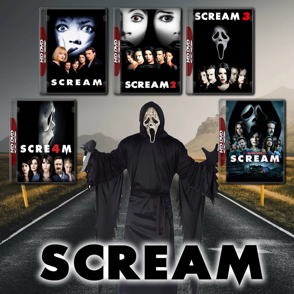 SCREAM สครีม หวีดสุดขีด ภาค 1 - 4 DVD Master พากย์ไทย