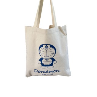 NT.กระเป๋าผ้า   ลายการ์ตูน Doraemon (โดเรมอน) ไม่มีซิป