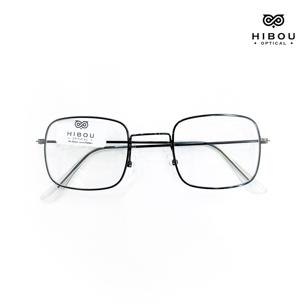 Hibou Optical GC089 GC090 กรอบแว่นตาใกล้โลหะหลายเหลี่ยมสําหรับผู้ชายและผู้หญิง - เฉพาะในสายตาสายตาสั