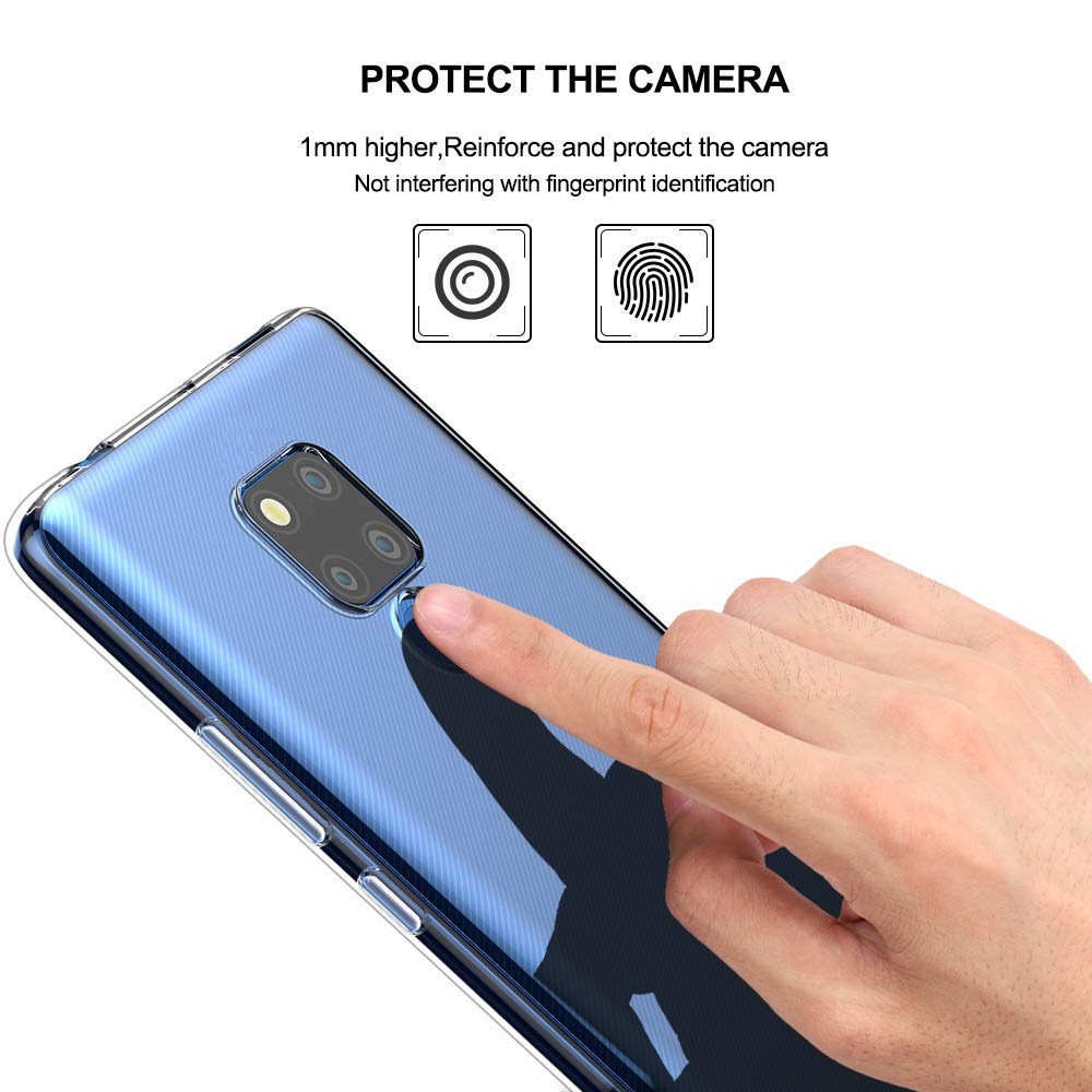 Qcase-เคสใส ผิวนิ่ม สำหรับ Huawei Mate 20 X - Soft TPU Clear Case for Huawei Mate 20X (หัวเหว่ย) - รูปที่ 2