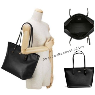 กระเป๋า COACH/CITY ZIP TOTE IN CROSSGRAIN LEATHER (COACH F58846)