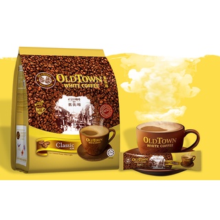 Old Town Instant White Coffee 3in1 Classic โอลด ทาวน์ ไวท์ คอฟฟี่ คลาสสิค 38 กรัม