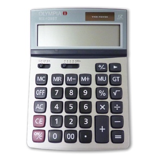 โอลิมเปีย เครื่องคิดเลข รุ่น MX-120ST 101344OLYMPIA Calculator #Mx-120St Olympia Calculator Model MX-120ST 101344OLYMPIA