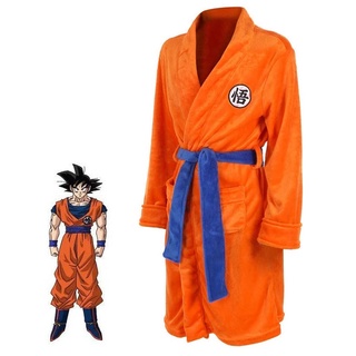 เสื้อคลุมอาบน้ํา ชุดกิโมโน คอสเพลย์อนิเมะ Son Goku สําหรับเด็กผู้ชาย และผู้หญิง