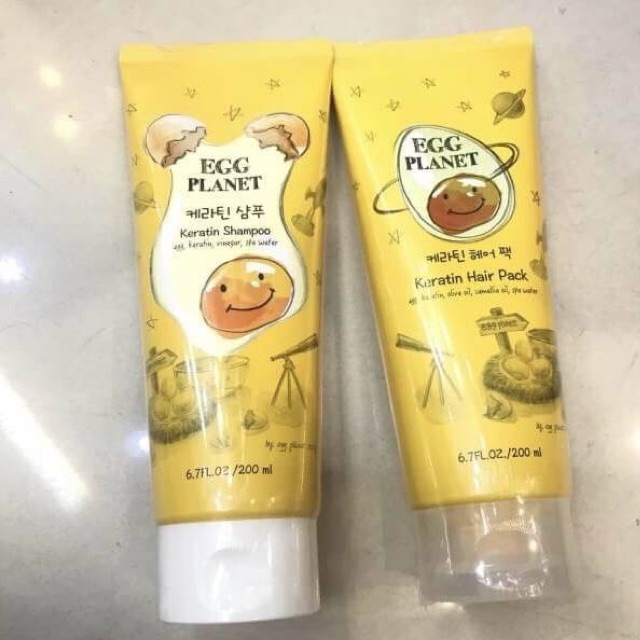 Daeng Gi Meo Ri Egg Planet Keratin Shampoo &amp; Hair Pack
