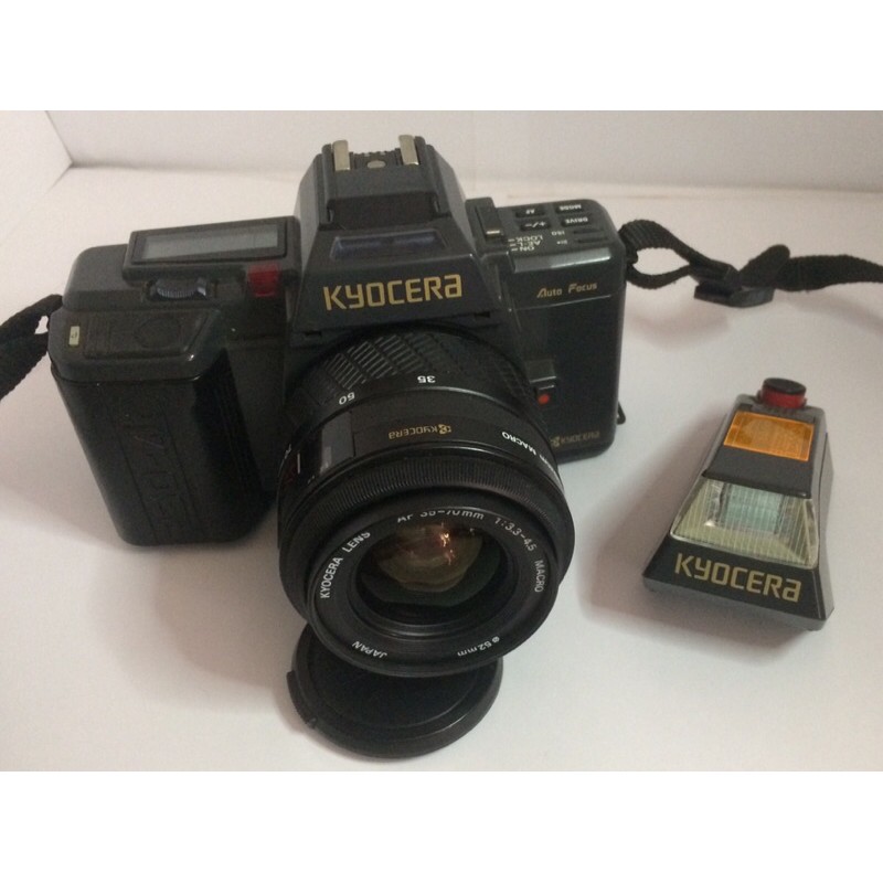 🔥4.4🔥 Kyocera 230-af กล้องฟิล์ม SLR พร้อมแฟลชตรงรุ่น