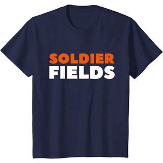 ROUND คอลูกเรือเสื้อยืด พิมพ์ลาย Soldier Fields สําหรับผู้ชาย
-4XL