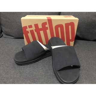 รองเท้า ของแท้จากชอป Fitflop Spirty Men’s Slides All Black us10