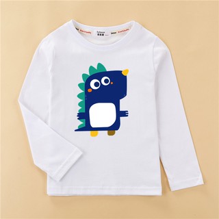 👕เสื้อยืดเด็ก👕 เสื้อยืดไดโนเสาร์ Boys Cute shirt Tops Kid long sleeve cotton clothes