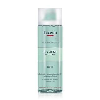 รุ่นใหม่⚡️Eucerin Pro Acne Solution Toner 200ml. ยูเซอริน โทนเนอร์ ลดปัญหาสิว ปรับสมดุลผิว ลดผิวมัน บำรุงผิวหน้า⭐️