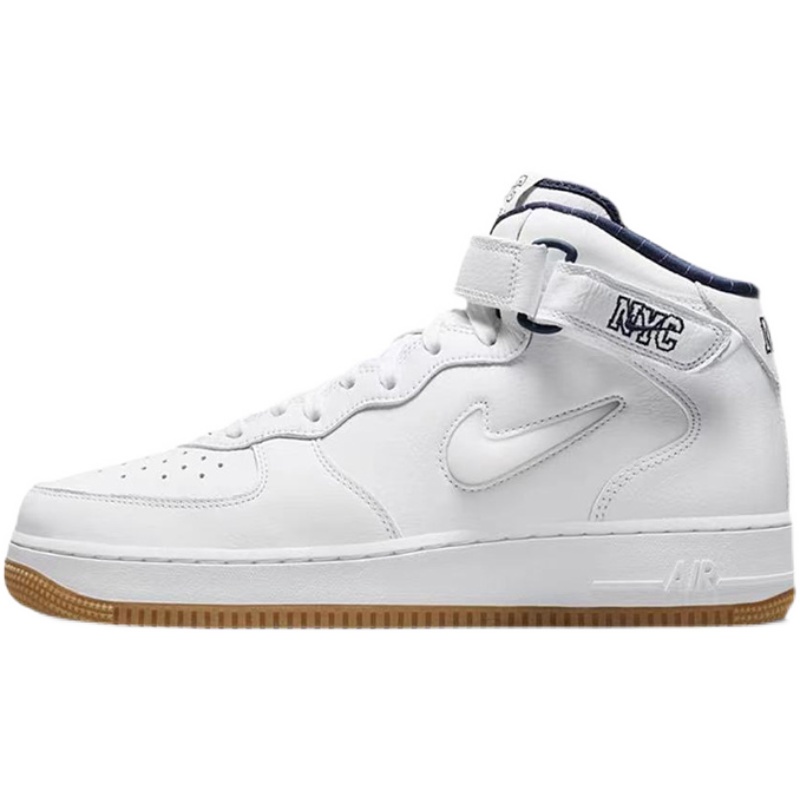 Excursión Faringe Sotavento ✎□Nike Air Force 1 AF1 Pure White Raw Rubber High Top Air Force Sneakers  DH5622-100 | Shopee Thailand