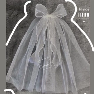 (พร้อมส่ง)ผ้าคลุมผมเจ้าสาว เวลเจ้าสาว Veil มีหลายแบบ👰🏻🇹🇭