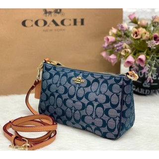 COACH CHAMBRAY HANDBAG//SHOULDER BAG