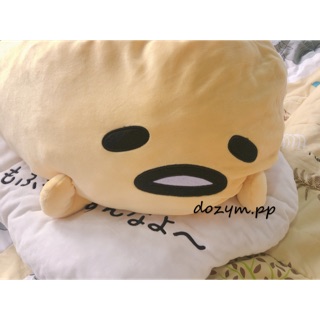 ตุ๊กตาน้องไข่ขี้เกียจ gudetama นอนเท้าคางเนื้อมาชเมลโล่ตัวใหญ่ ✨💛