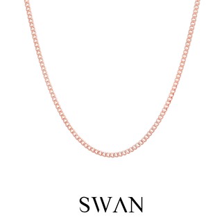 SWAN - Chain Choker สร้อยคอเงินแท้ สร้อยคอโซ่ สร้อยคอเงินเกลี้ยง