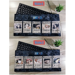 ผ้าคลุม keyboard Gaming // (อุปกรณ์ผ้าคลุมคอมพิวเตอร์) ผ้าคลุมคอมพิวเตอร์ one piece โจรสลัด