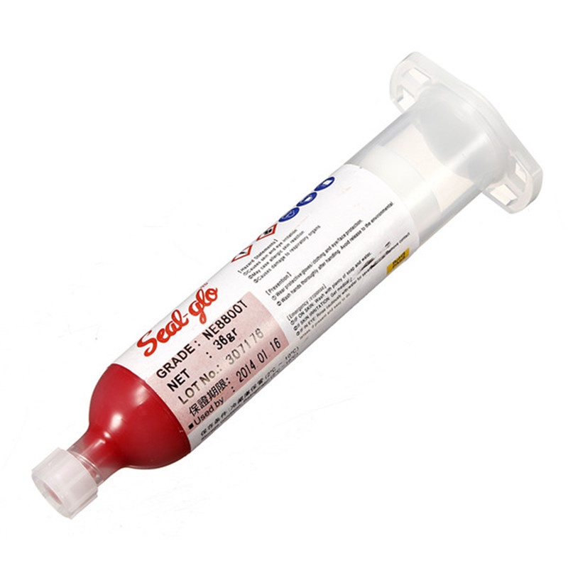 Smd SMT BGA IC เครื่องจ่ายกาว ลายฉลุ สีแดง 30 มล. 40 กรัม 1 ชิ้น