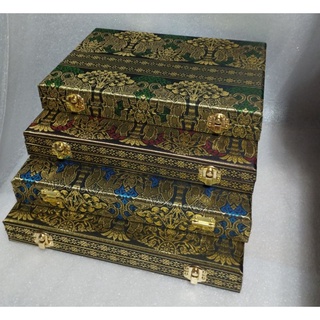 กล่องแบบเรียบสูงกำมะหยี่ฟองน้ำขนาด6*8นิ้ว และ8*11นิ้ว