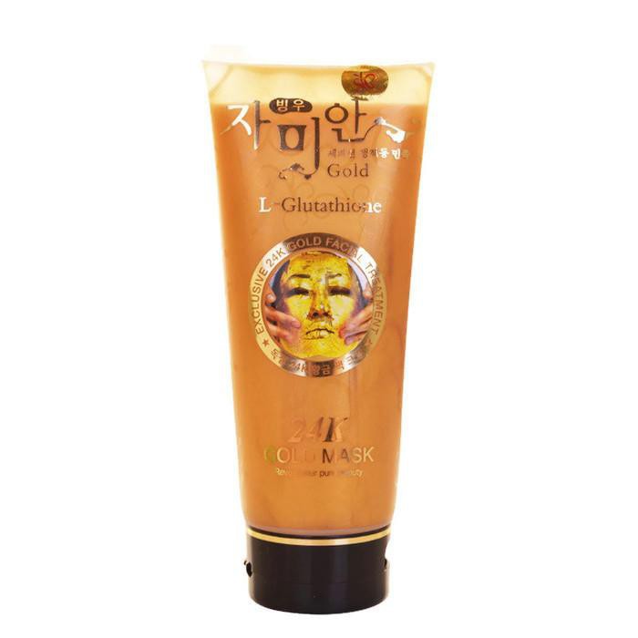 ครีมมาร์คหน้าเกาหลีใส ผสมทองคําบริสุทธิ์ 24k Gold Mask-Gliutathione